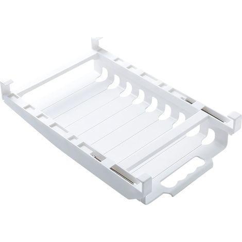 Rack De Rangement Pour Réfrigérateur - Support Rétractable Pour Sacs Hermétiques - Organisation Cuisine Et Frigo - 1 Pièce (1/5)