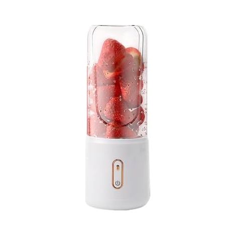 Tragbarer Mini-Mixer, 500 ml, wiederaufladbar über USB, für Küche, Fitnessstudio, Büro und Reisen