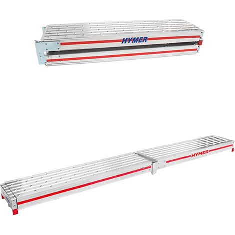 Plan de travail pliable et extensible 1.24 à 4.00m – Hauteur de travail max 3.00m – Sécurité télescopique – 685900 – Hymer (1/6)