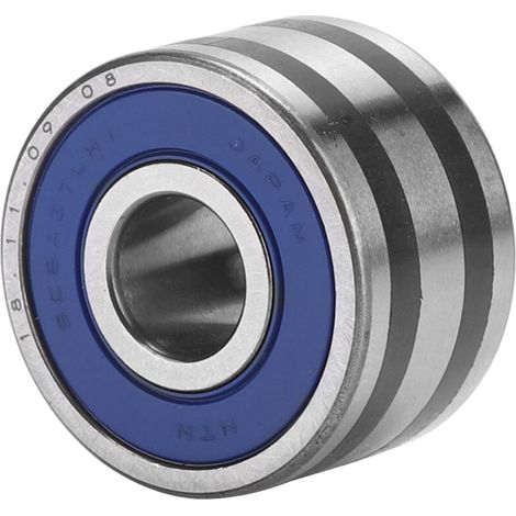 Rodamiento del alternador, repuesto de rodamiento del alternador de 8 x 23 x 14 mm, compatible con alternadores Mando IR IF, OEM 23721-AA040-Crezuo