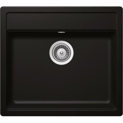Schock Einbaubecken Cristadur Mono N-100 A Green Line Night NGT Exzenterbedienung (1/3)