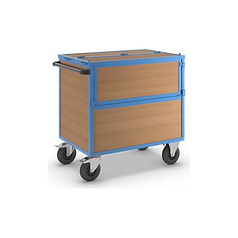 Carro-caja  paredes de tableros MDF  con tapa  L x A 1050 x