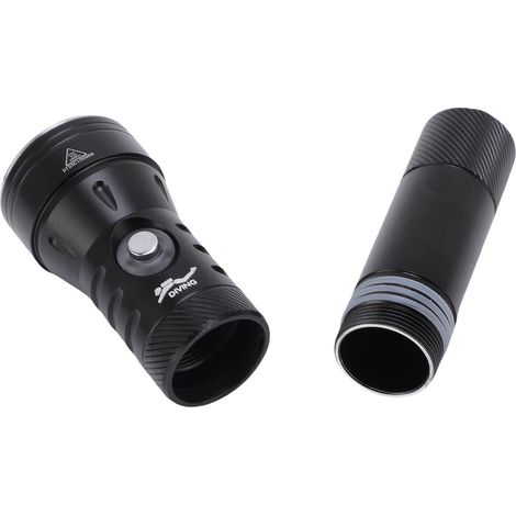 Torche de plongée en alliage d'aluminium étanche IPX8 2000 lumens 5 modes 100m avec indicateur de batterie pour snorkeling (1/5)