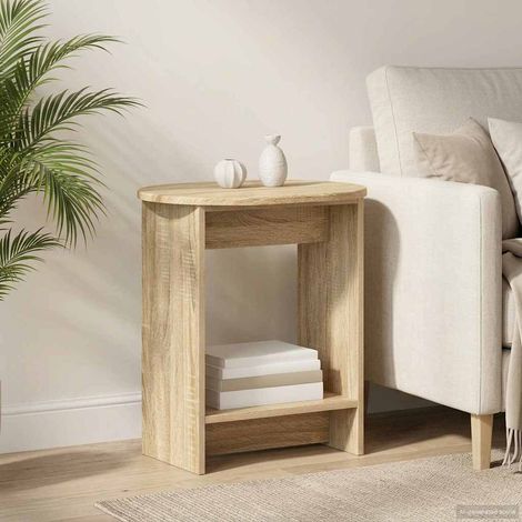 vidaXL  Side Table  Sonoma Oak 50 x 39,5 x 55 cm Engineered Wood