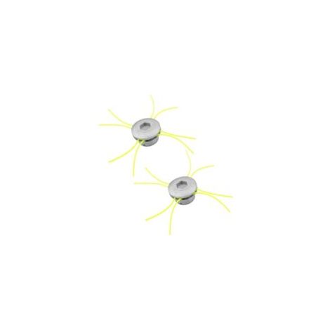 Testina di taglio per decespugliatore, testina in alluminio a 2 pezzi, testina a 8 fili, testina universale per decespugliatore da giardino e accessori per tosaerba - Crezuo