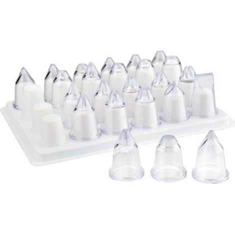 Douille acrylique assortie Lot de 24. - LACOR