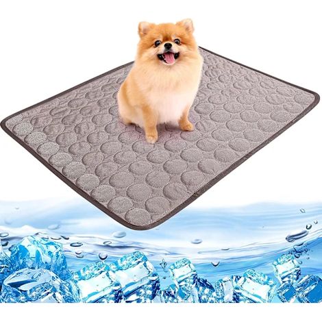 Tapis rafraîchissant pour chien (100 x 70 cm) /EA/ (100 x 70 cm) / Tapis rafraîchissant pour chien / Coussin rafraîchissant pour chat