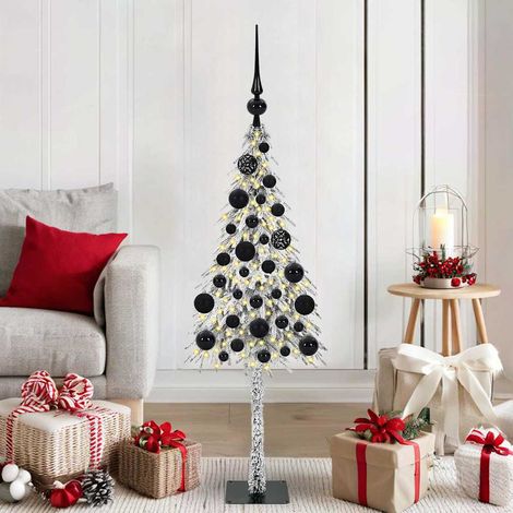 vidaXL Árbol de Navidad White 120 cm PE y Acero (1/5)