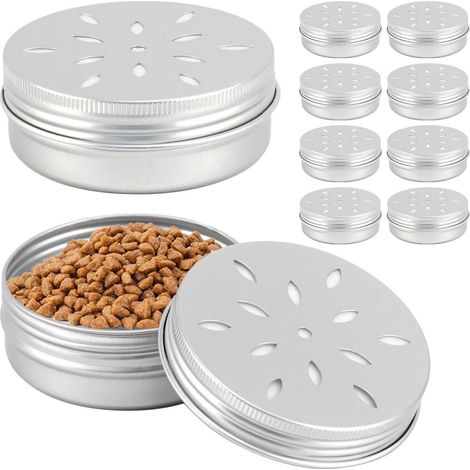 Contenedores De Olores - Aluminio Ventilado - 60 Ml - Para Entrenamiento Canino - 10 Unidades (1/5)