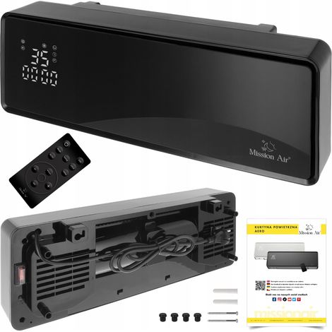 AERO 2000W Barriera d'aria nera (1/5)