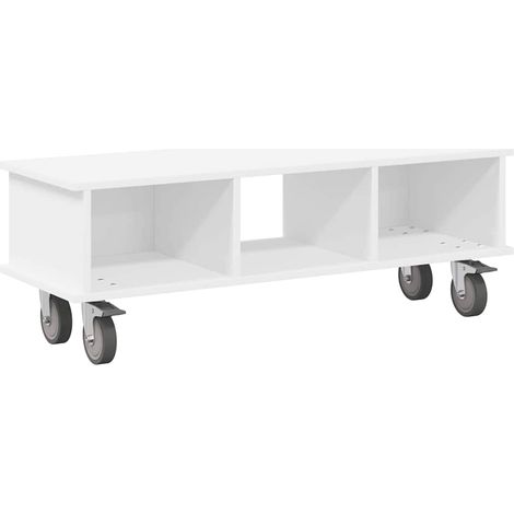 TV Stand White 100 x 35 x 35 cm Engineered Wood vidaXL