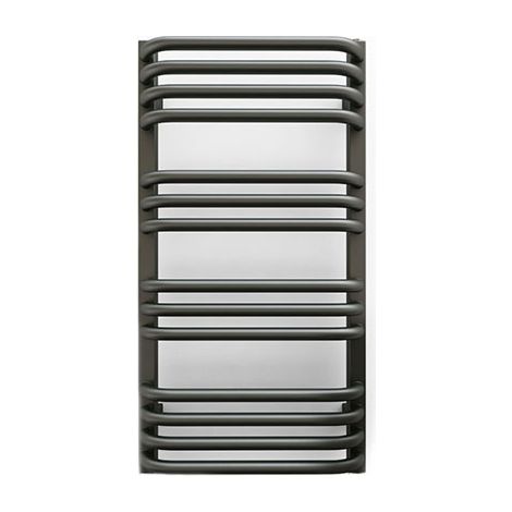 Sèche-serviette eau chaude gris de 760mm de haut et 500mm de large - 412 Watt - ALE760/500ZXDGR (1/5)