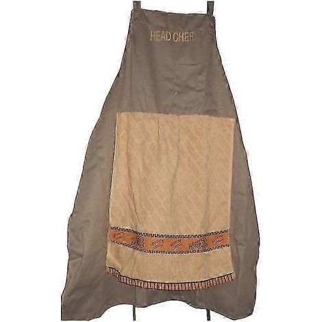 Tablier de chef farce 2025 - Cadeau humoristique ultime pour hommes avec poche surprise cachée compatible avec la cuisine (1/4)