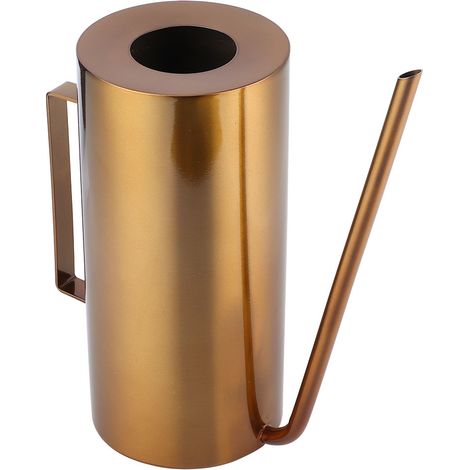 Arrosoir de jardin en acier inoxydable à long bec, doré, 1,5 L (1/5)