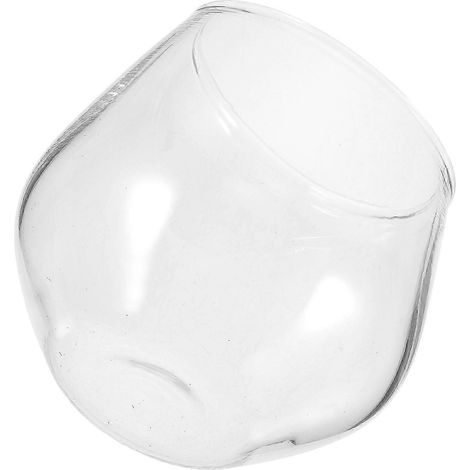 Verre à vin sans pied, verre transparent, idéal pour les fêtes (1/5)