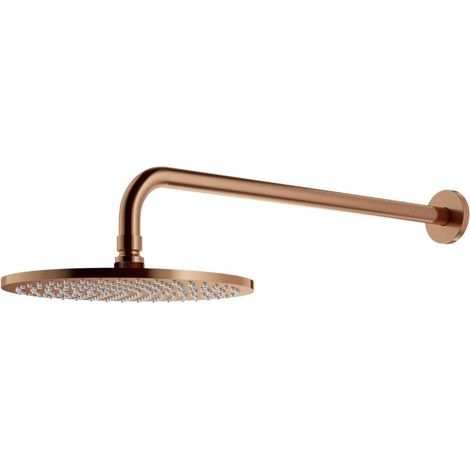 OMNIRES Slimline - Rociador de ducha, diámetro 25 cm, cobre cepillado WGSET1CPB (1/3)
