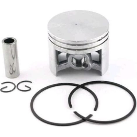 Kit piston MS260 026, ensemble piston MS 260 (44 mm) avec segments de piston, réparation de la compression, pour tronçonneuses STILL MS260/026.