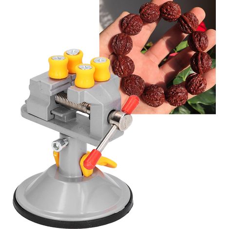 Mini étau d'établi à ventouse, mini étau d'établi rotatif à 360 degrés, mini pince à douille (1/5)