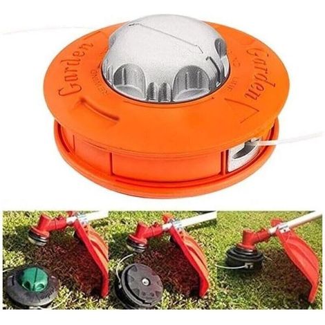 Bobine Fil Tete debroussailleuse Universelle M10 X 1,25 avec 2,4mm x 2m Fil Nylon