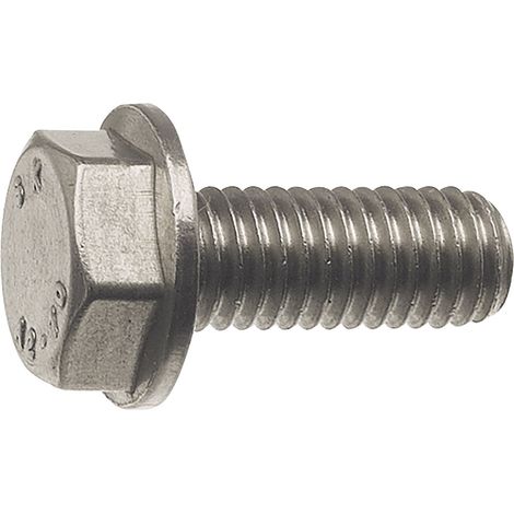 DIN6921 8.8 M10x 35 verzinkt-blau Sechskantschraube mit Flansch
