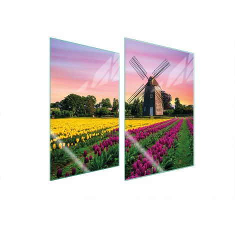 PIASTRA PROTETTIVA IN VETRO PER CUCINA 2x35x52 MEADOW (1/5)