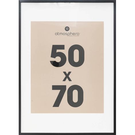 Cornice nera manu 50x70cm - Atmosphera créateur d'intérieur (1/4)