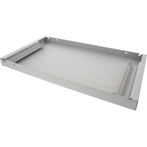 Ripiano Triton per rack da 19 pollici in acciaio grigio chiaro