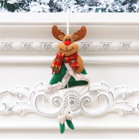 Doll Pendante Arbre De Noël - En Tissu Doux - Décoration Murale Et Arbre De Noël - Pour Chambre D'Enfant - 1 Pièce (1/4)