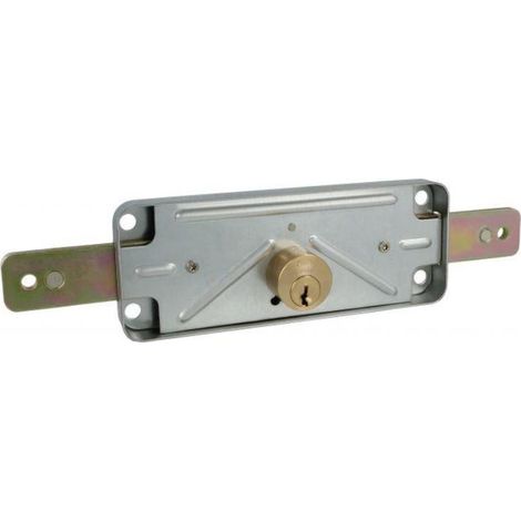 AMIG cerradura 642-15 acero zinc. , Cerradura metálica Mod. 642 para cierre de persiana. - Longitud de cilindro: 15 mm. - Llave en bruto modelo 4642 Incluye 3 llaves de serreta (1/5)