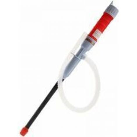 Rouge Electrique Pompe à Siphon de Transfert Batterie Liquide l'eau Pompe à Piles Tuyau de Siphon Essence Gaz Carburant Pompe Main Aspiration (1/5)