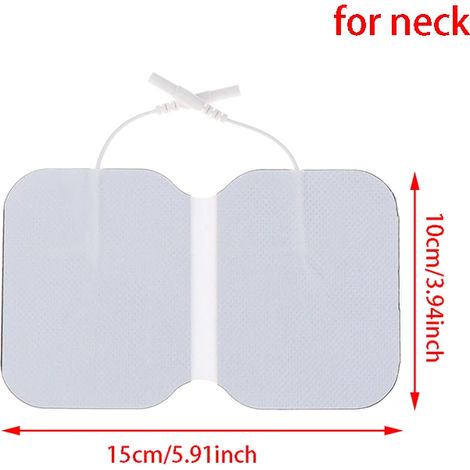 1 électrode autocollante réutilisable, patch de gel pour physiothérapie, pour le dos, la taille et le corps, appareil de massage TENS et d'acupuncture 05743
