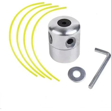 FLITI Lawn Mower Accessories Aluminum Cutting Head with Four Lines for Brush Cutter Grass Replacement Tool Part (1/4)