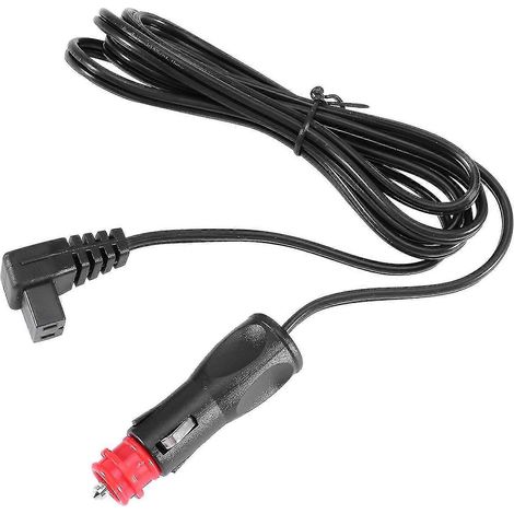 Câble d'alimentation 12 V pour réfrigérateur de voiture avec prise allume-cigare pour glacière de véhicule, camping-car, camion, voyage