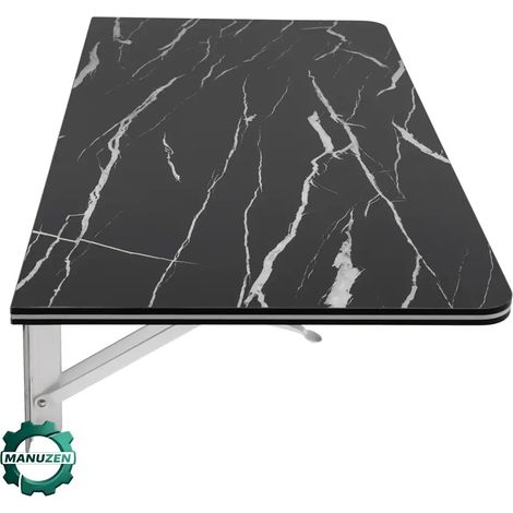 Manuzen - Table murale rabattable 80 × 40 cm — charge 30 kg (1/5)