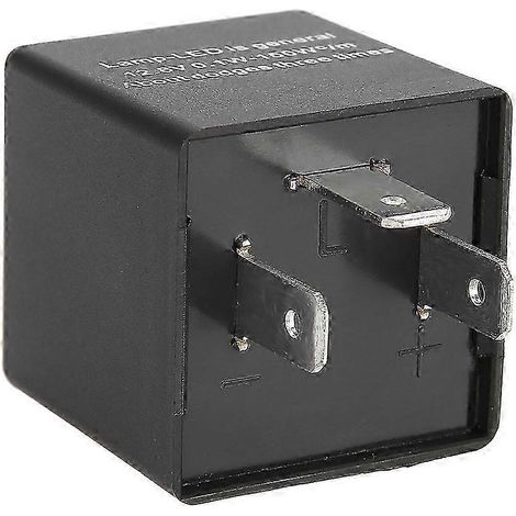 Relais clignotant réglable CF14KT 3 broches 12 V pour clignotant LED de voiture (1/5)