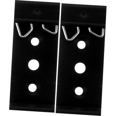 Set mit 2 Schubladenschienen-Montagewinkeln, aus Aluminiumlegierung, rückseitige Montage, 20 mm Achsabstand, hohe Langlebigkeit (1/5)