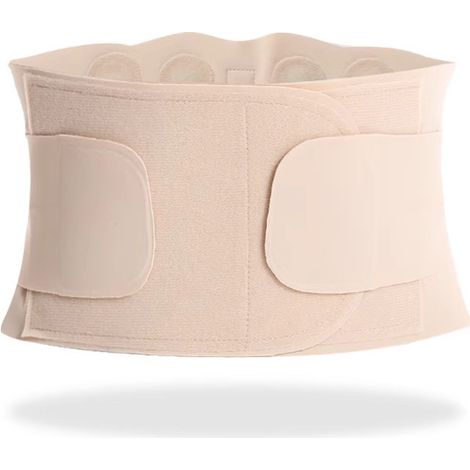 Cintura sportiva e fitness - Supporto addominale e fascia esterna in vita - Fascia traspirante - Cintura yoga - Taglia L [60-68 kg] (1/2)