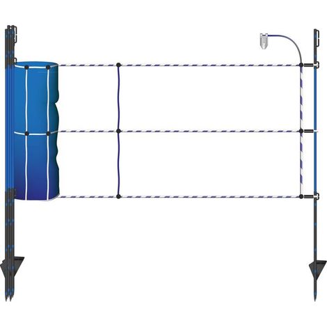 Albert Kerbl Elektrifizierbares Schutznetz Blau 50 Meter
