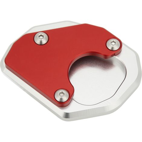 Support latéral de moto, plaque agrandie en alliage d'aluminium rouge de remplacement pour Trident 660 2021 +.
