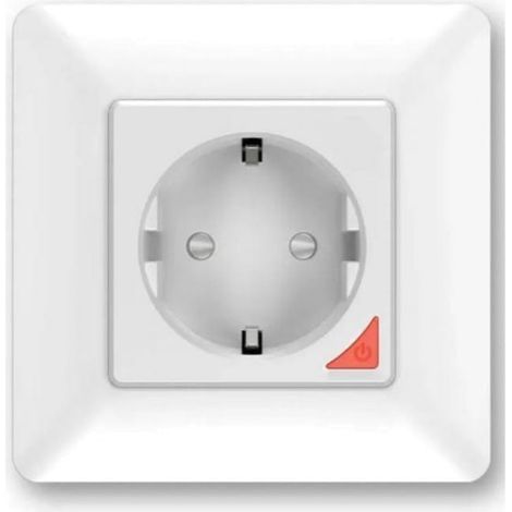 Enchufe de pared inteligente Smart Life 230V + wifi de marco único 1xUSB A 1xUSB C blanco extralink EX.35717