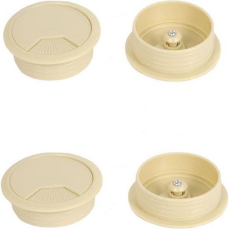 4 pz passacavo scrivania tappo passacavi tavolo mm 60 beige passa cavi computer