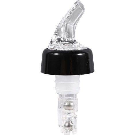 (blanc) Doseur automatique de 15 ml pour vin, alcool et autres liquides, avec bec verseur pour bouteille d'huile ou carafe à vin et accessoires de bar. (1/5)