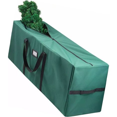 Sac de Stockage de Sapin de Noël de 600D Oxford Rectangulaire Grande Capacité pour Vêtements Couette (1/4)