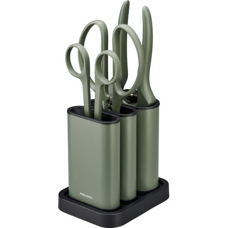 Fiskars Ergonomisches Gartenwerkzeugset aus Edelstahl