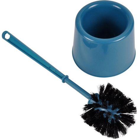 Brosse WC Design "Somaya" Bleu Paon