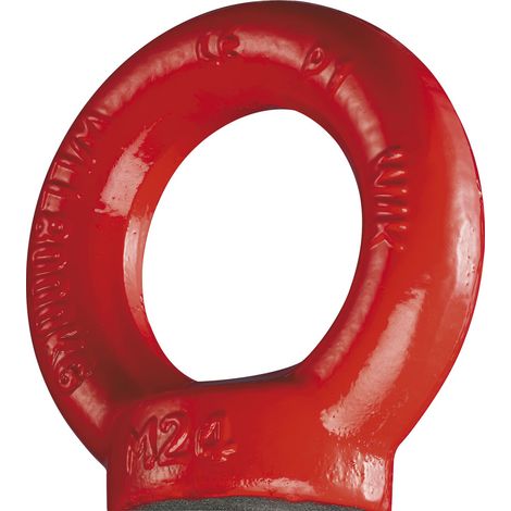 GK8 Ringmutter hochfest M30 rot mit CE Kennzeichnung