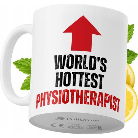 Tazza divertente e umoristica per fisioterapista, ideale per caffè e tè, con grafica e testo divertenti. Perfetta per compleanni, onomastici e festività. Tazza premium per occasioni speciali, per casa (1/5)