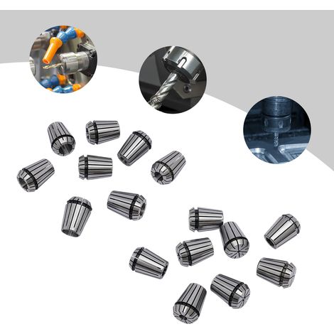 Vielseitiges ER25 Spannzangen-Set 1-16 mm für Oberfräse CNC-Graviermaschine (1/5)