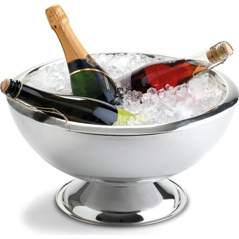 Weis - Vasque à champagne double paroi en inox 38 cm