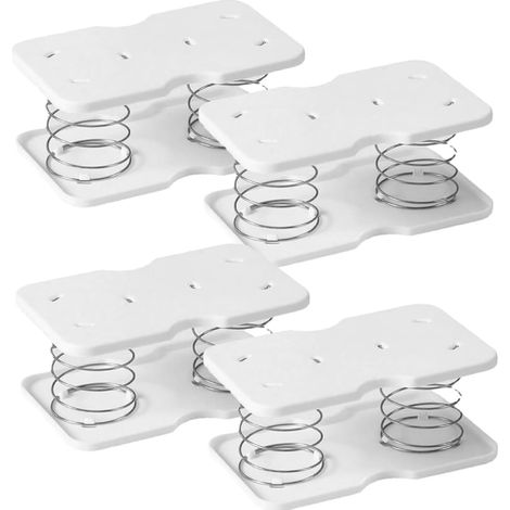 Juego de 4 dispensadores de pañuelos con resorte para oficina, hogar, cocina y baño.
